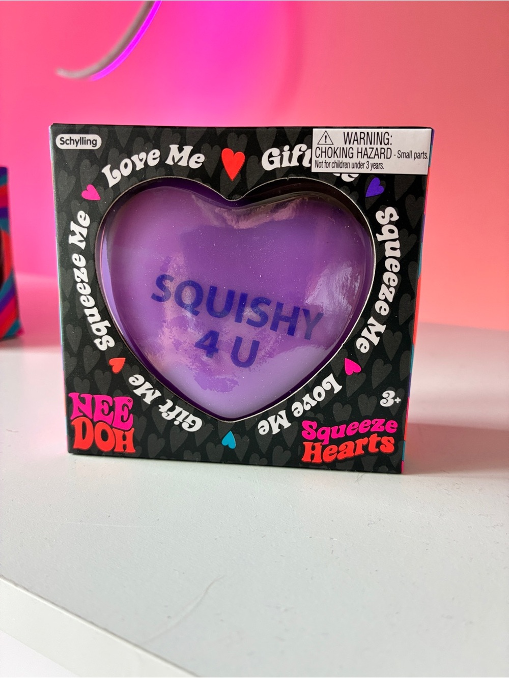 NEEDOH Squeeze Hearts **NEW IN BOX** - Picture 2 of 6